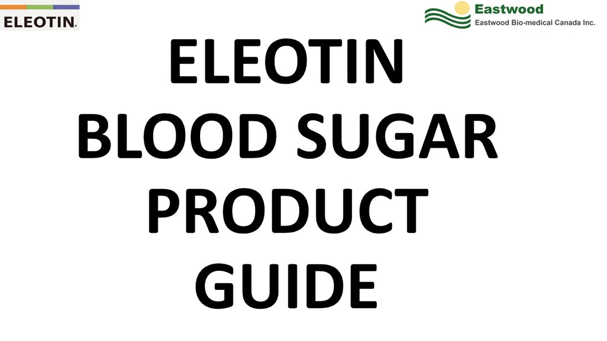 Eleotin Blood Sugar Management Product Information